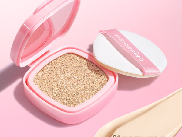 Glad2Glow Perfect Cover Cushion 11g 5 Shades Matte Finish Make Up BB Cream CC Cream Bedak Foundation