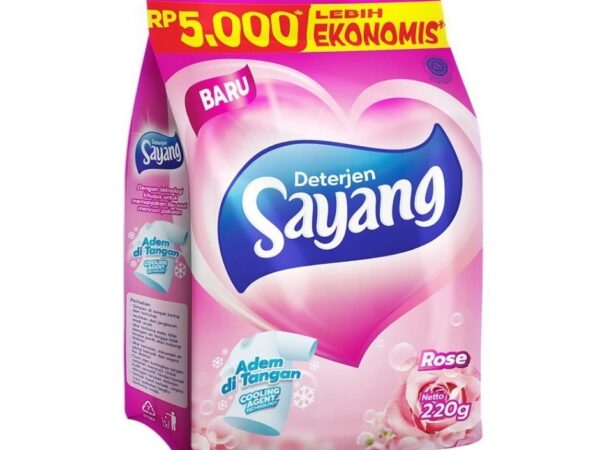 SAYANG Rose Powder Detergent 260gr / 220gr | Detergen pembersih baju | COD