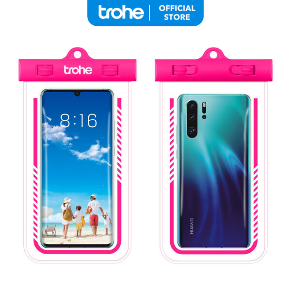 Trohe Kantong Casing HP Anti Air Mobile Phone Pouch Waterproof Mobile Phone Pouch Universal Case Bag